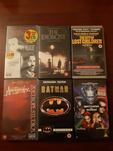 Collection vhs tapes - collection,