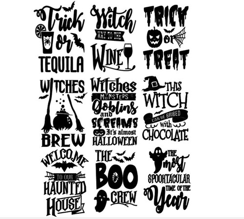 Halloween vinyl decal - halloween,