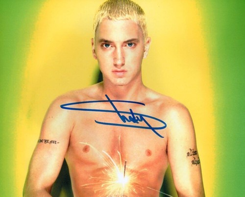 Eminem autographed signed - eminem,