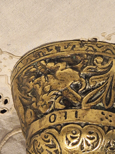 Cast brass church - church, bell