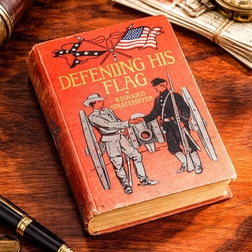 Defending his flag confederate - his,