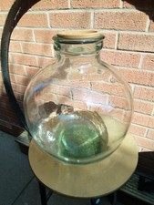 Vintage-Large Clear Hand Blown