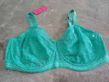42D Bra M&S B by Boutique Cleo Lace Minimiser Bra BRIGHT AQUA 