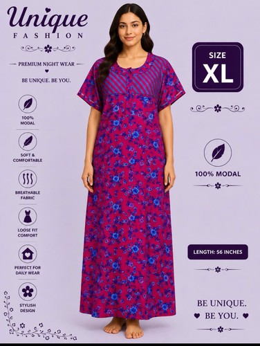 Indian night dress cotton - indian,