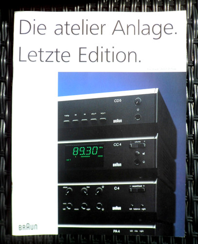 Braun design brochure - design, studio