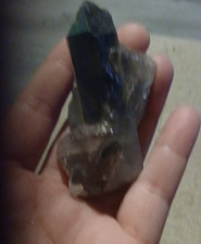 Natural quartz crystal cluster - natural,