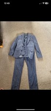 Moss Bros Grey 3-Piece Suit