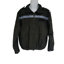 Soft Shell Police Jacket Black Chequered Softshell Patrol Lightweight Security