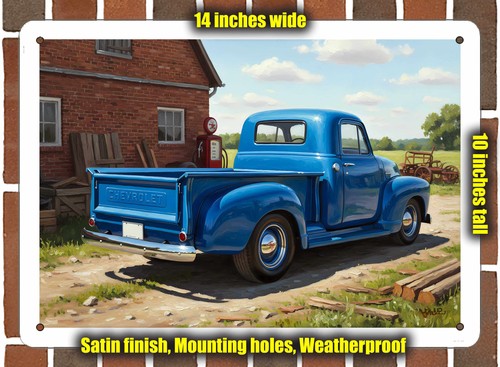 Metal sign 1952 - metal, chevrolet