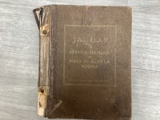 Jaguar factory service manual for Mk V11 and XK120 models