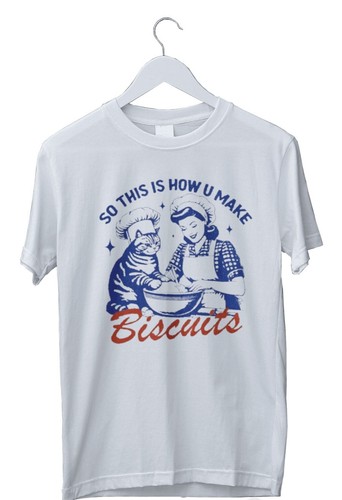 Vintage cat biscuit - biscuit, making