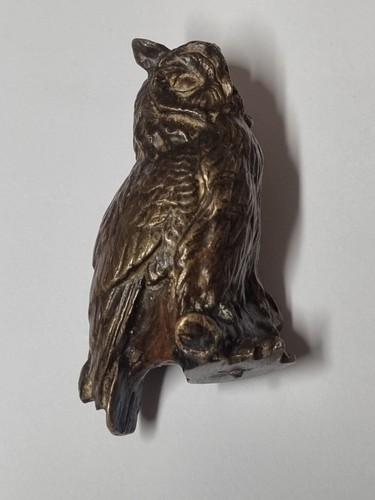 Cold painted vienna bronze owl - cold,