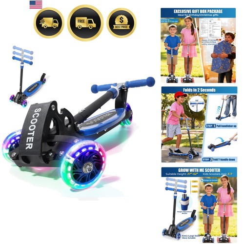 Foldable kids scooter with - foldable,