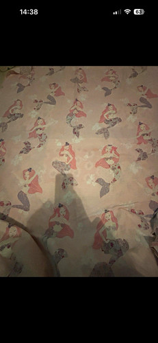 Mermaid toddler bed duvet - bed,