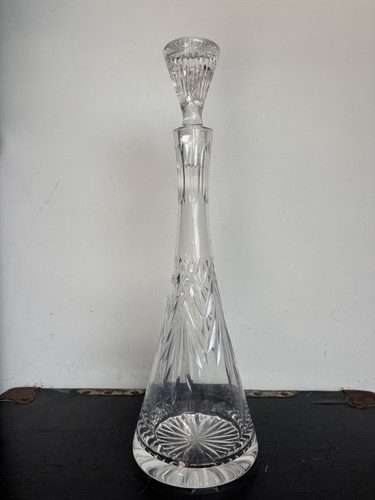 Vintage glass decanter small - vintage,