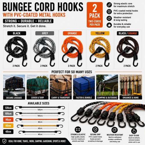 Premium 8mm pvc coated - pvc, bungee