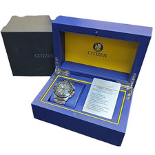 Citizen Mens Eco-Drive Blue Angels Limited Edition Wrist Watch A.T Radio Control