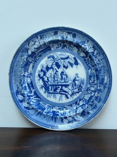Antique staffordshire blue - antique,