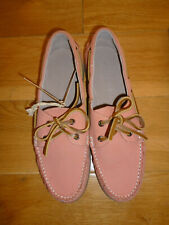 Fat Face Halse Boat Shoes Pink