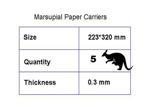 Paper sheet carriers for - a4,