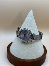 Guess Ladies Watch ' Stone Set Bezel Stainless Steel Bracelet  Silver Bling.