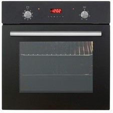 AESOMFBK Built-In Electric Oven - 58L, 9 Functions, LED Timer, A Energy Rating