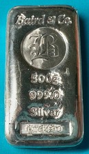 BAIRD & CO 500g 999 SILVER BULLION BAR IN SHRINK WRAP