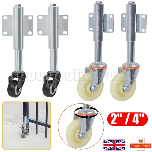 Gate wheel spring loaded - 2", 4"