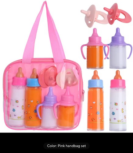 Piece doll feeding set - doll,