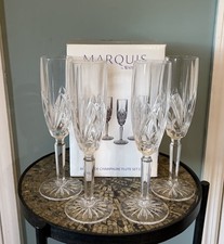 Marquis by Waterford Brookside Flute set of 4 Excellent In Box Discontinued