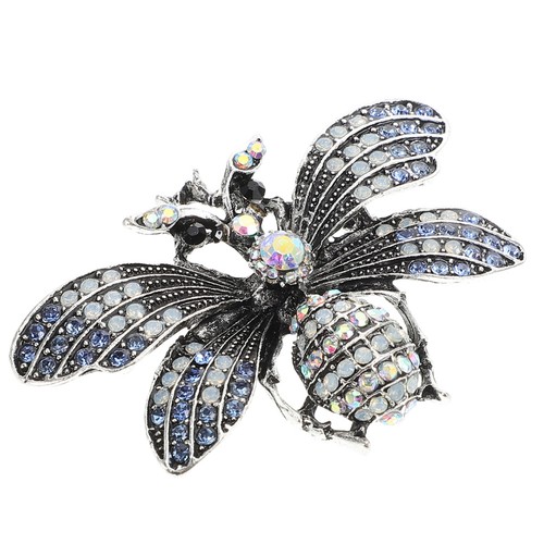 Retro bee brooch pin - retro,