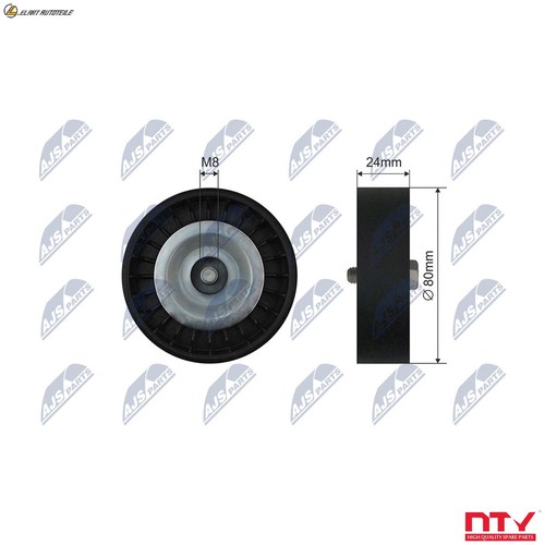 Puller guide pulley ribbed - guide,