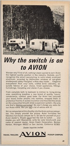 1969 print avion travel - 1969, ad