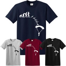 Skydiving Evolution T-Shirt Funny Christmas Gift Funny Sport present tshirt Top