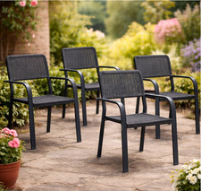 Metal Garden Dining Chairs