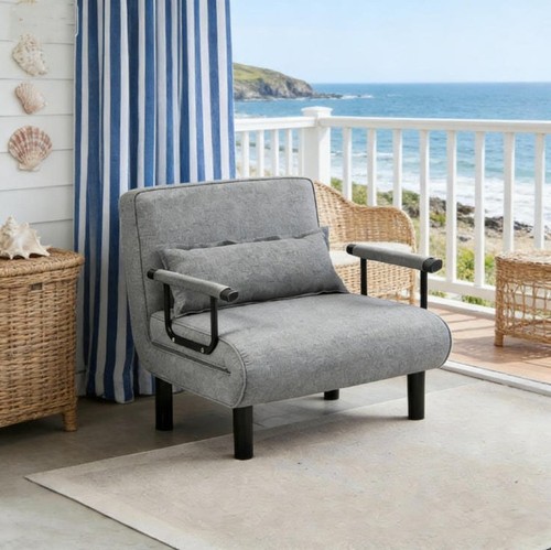 Single fabric sofa bed - fabric,