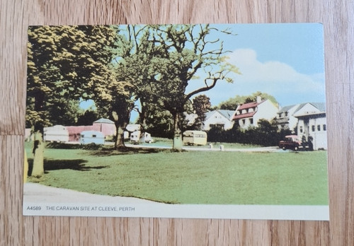 Vintage coloured postcard - coloured,