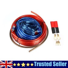 Car Audio Wiring Kit UK Cable Subwoofer 1500W for Edge Vibe Car Audio 8 Gauge