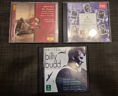 Benjamin britten cds - 3,