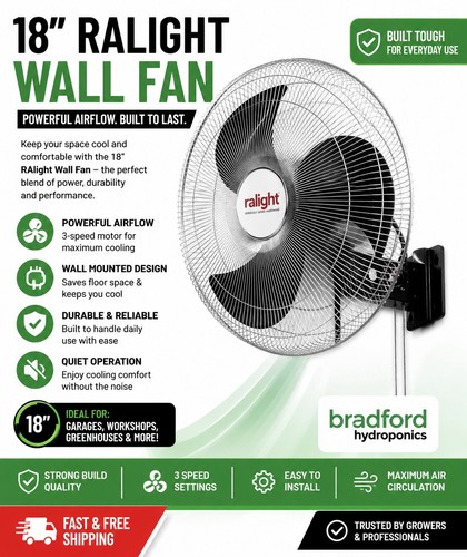 Wall fan metal fans - 18”,