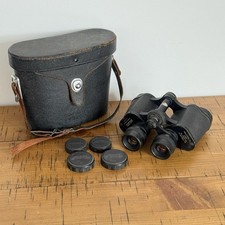 Asahi Pentax 8x30 Vintage Binoculars Working w/ Original Case Coated Optics Good