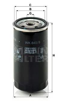 Fuel filter fits - fuel, rover