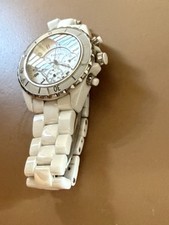 Auth CHANEL J12 H1007 White Men's Wrist Watch
