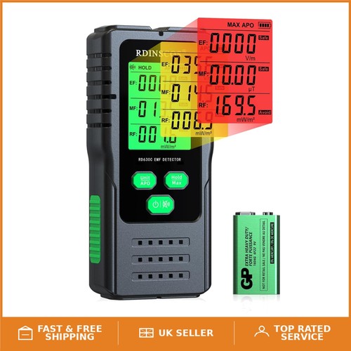 Portable emf meter with color - portable,