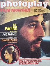 PHOTOPLAY JUNE 1974 STREISAND, PACINO, ANDREWS, ESSEX, WELCH, MOORE, KEN RUSSELL