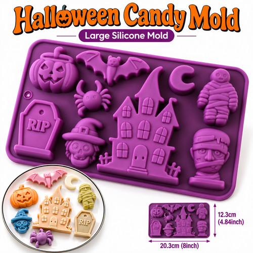 Large silicone halloween candy - silicone,
