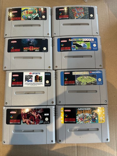 Super nintendo snes games - 8,