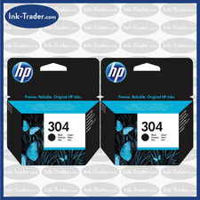 Original HP 304 Black Ink x2