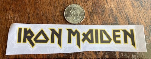 Iron maiden band sticker - maiden,