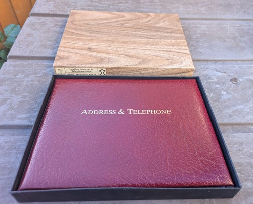Vintage leather telephone - leather,